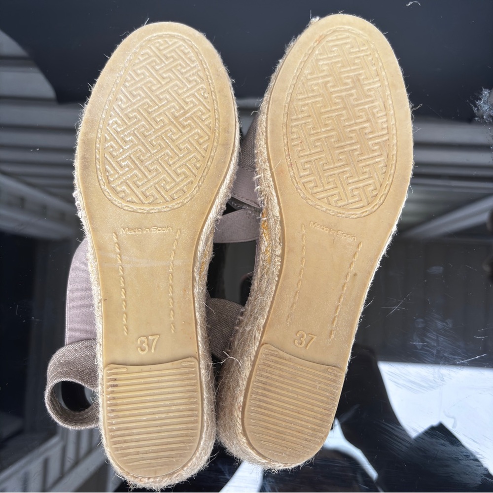 Toni Pons Ter Slingback Espadrille Wedge Sandals Size 6.5 - Picture 7 of 10